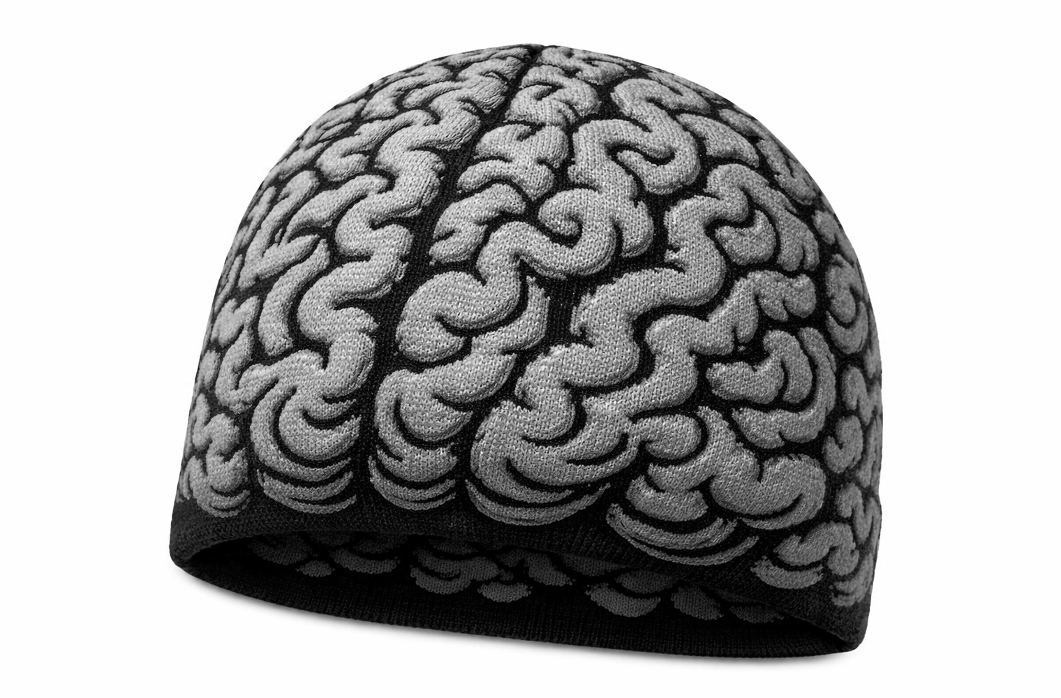 BANDWIDTH™ —3D Cortex Beanie (Grey) · Vol. 02